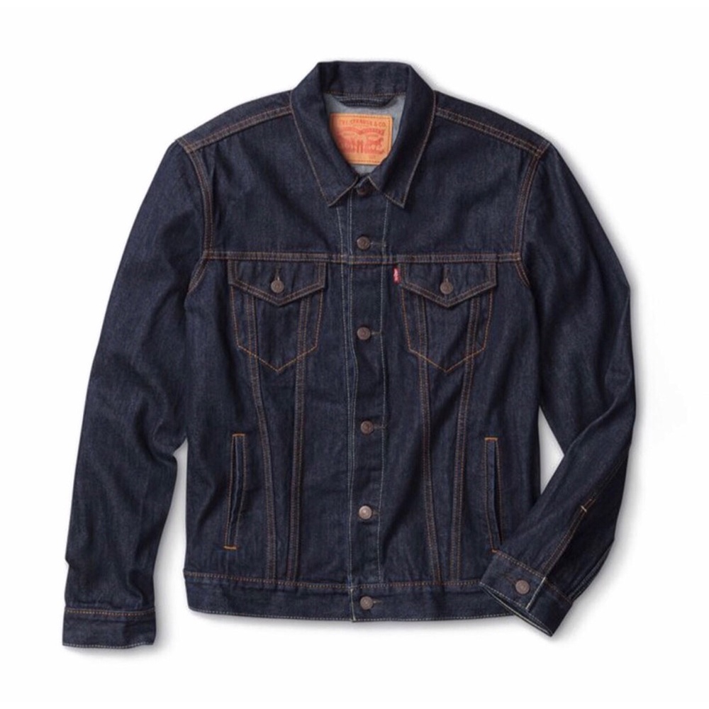 Levi’s denim trucker jacket.